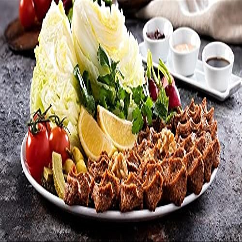 Nimet Frozen Vegan Meatball - Kofte- Etsiz Cigkofte 800gr with sauces