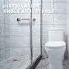 2 Pack 12 Inch Anti-Slip Bathroom Grab Bar, LONVICHTT Stainless Steel Shower Handle, Knurled Safety Hand Rail, Support Balance Armrest, Elderly, Pregnant, Children, Handicap Senior Assist Bath Handle view 3