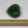 164.7g, 2"x2.4"x1.2" Natural Green Fluorite Heart Healing Crystal, Reiki Energy, Fluorite Heart Polished, Home Decor, Healing Stone, from Madagascar, B17309 view 3