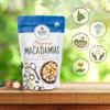 Island Harvest Organic Macadamia Nuts with Sea Salt - 100% Hawaiian Keto Friendly Nuts; All-Natural Non-GMO Macadamia Nuts Salted; Dry Roasted Nuts High In Fiber; 8 Ounce (Pack of 1) view 2