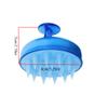 Scalp Massager, Soft Silicone Shampoo Brush Hair Scrub Brush for Wet and Dry Hair Head Massager to Clean Hair, Reduce Dandruff, Massage Scalp, Promote Hair GrowthWhite view 2
