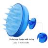 Scalp Massager, Soft Silicone Shampoo Brush Hair Scrub Brush for Wet and Dry Hair Head Massager to Clean Hair, Reduce Dandruff, Massage Scalp, Promote Hair GrowthWhite view 4