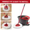 2 Pack Mop Replacement Heads for O-Cedar Spin Mop, Microfiber Spin Mop Refills, Easy Cleaning Mop Head Replacement Refill view 3