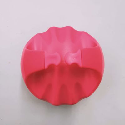 SEIWEI Shampoo Brush Head Scalp Massage Brush, Soft Silicone Shampoo Brush for Wet and Dry Hair, Clean Exfoliate, Promote Hair Growth Scalp Care Comb for Women Men Pet Red