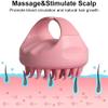SEIWEI Shampoo Brush Head Scalp Massage Brush, Soft Silicone Shampoo Brush for Wet and Dry Hair, Clean Exfoliate, Promote Hair Growth Scalp Care Comb for Women Men Pet Red view 3