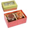 Jaiccha Ghasitaram Dryfruits Hamper-Golden box with 2 Jars of Almonds and Choco Coated Rice Crispies |Gift for Diwali,Holi,Rakhi,Valentine,Christmas,Birthday,Anniversary,Her,Him| view 1