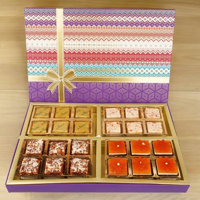 Jaiccha Ghasitaram Dryfruits Hamper-Fruit n Nut Assorted 24 Bites Box |Gift for Diwali,Holi,Rakhi,Valentine,Christmas,Birthday,Anniversary,Her,Him|