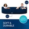 Bouncyband Large Comfy Peapod Sensory Chair  Blue  80  Fun, Inflatable Peapod Chair Provides Therapeutic Sensory Relief and Compression  Fits 2-3 Kids or 1 Adult, Includes Electric Air Pump view 4