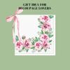 Keep Unique 20-ct 13x13 Flowers Paper Luncheon Decoupage Napkins, 3-Ply Servilletas Printed Flower Twigs Round Cocktail Napkin for Art, Dinner and Party, Disposable Napkins Decor view 2