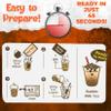 Fusion Select 5 Packs Taro, Mango, Honeydew, Strawberry Bubble Tea Kit Set With Extra Rich Tapioca Pearls, Straws view 3