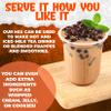 Fusion Select 5 Packs Taro, Mango, Honeydew, Strawberry Bubble Tea Kit Set With Extra Rich Tapioca Pearls, Straws view 4