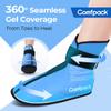 Comfpack Large Foot Ice Pack Wrap for Full Foot Ankle Pain Relief, Long Lasting Cold Ice Boot for Swelling After Surgery, Sore Feet, Broken Foot, Plantar Fasciitis, Gout, Bunion view 2