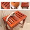 WL-ZZZ Shower Bench for Bathroom, Wooden Bathing Chair Tool Free Anti-Slip Bathtub Seat Stool Walnut Durable for Elderly, Senior, Handicap, Disabled Bathtub Shower view 3