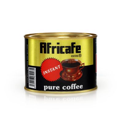 AFRICAFE - Organic Instant Coffee - Tanzania - 100% Arabica and Robusta - 100g Metal Tin