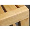 WL-ZZZ Wooden Shower Stool Bathroom Non-Slip Bathing Seat Bench Elderly/Disabled Spa Bathtub Chair Change Shoes Stool Indoor and Outdoor Waterproof Bath Stool view 4
