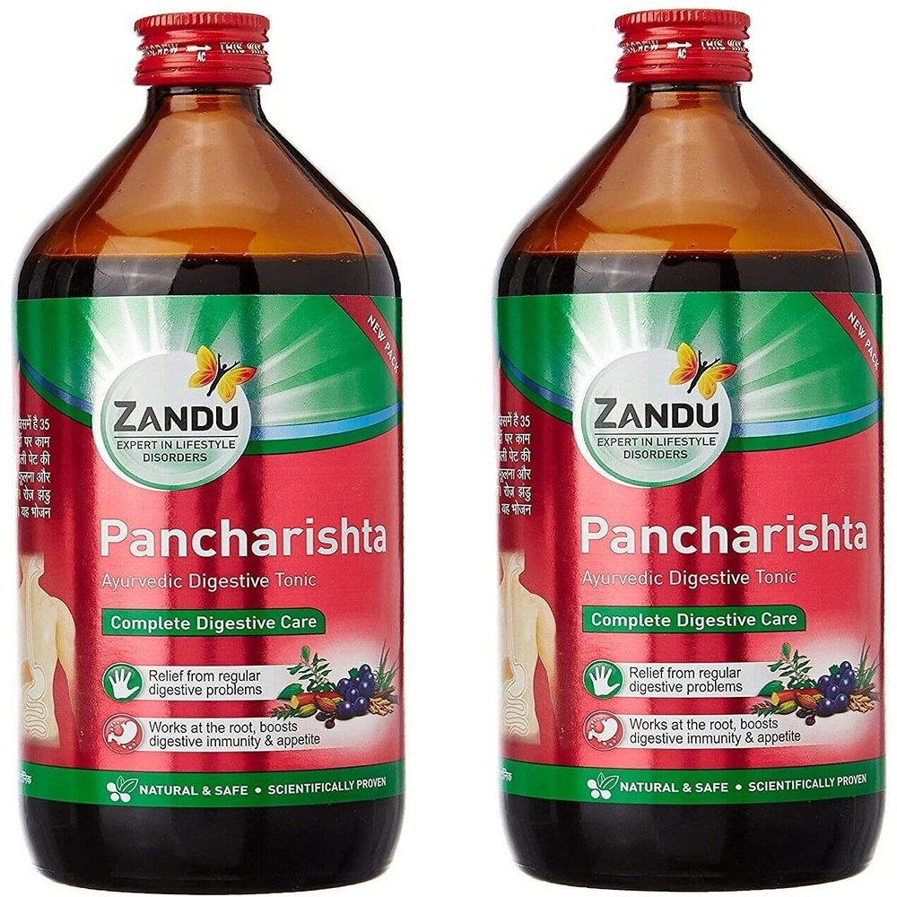 Will and Weaves Pancharishta 450 ml Pack of 3 by Zandu Digestion Ayurvedic Digestive Health Tonic Herbal