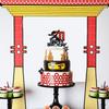 11th Happy Birthday Cake Topper Kung FU Ninja Themed Karate Boy Girl Glitter Party Cake Decorations view 3