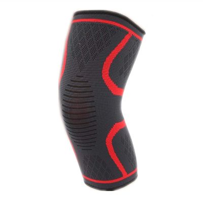 1 Pair Compression Knee Brace Support Sleeve for Knee Pain Men & Women, Arthritis Pain Relief Meniscus Tear Support for Running Gym Workout Knee Bracket Patella Pad (Color : Red, Size : X-Large)