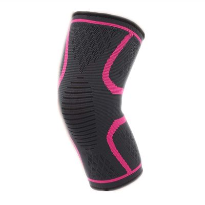 1 Pair Compression Knee Brace Support Sleeve for Knee Pain Men & Women, Arthritis Pain Relief Meniscus Tear Support for Running Gym Workout Knee Bracket Patella Pad (Color : Rose, Size : X-Large)