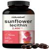 NatureBell Sunflower Lecithin 2,400mg, 240 Softgels | Infused with Non-GMO Sunflower Seed Oil  Rich in Phosphatidyl Choline  No Soy, No Gluten view 1