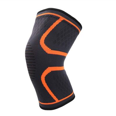 1 Pair Compression Knee Brace Support Sleeve For Knee Pain Men & Women, Arthritis Pain Relief Meniscus Tear Support For Running Gym Workout Knee Bracket Patella Pad ( Color : Orange , Size : Medium )
