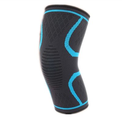 1 Pair Compression Knee Brace Support Sleeve For Knee Pain Men & Women, Arthritis Pain Relief Meniscus Tear Support For Running Gym Workout Knee Bracket Patella Pad ( Color : Sky Blue , Size : Large )