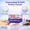 3,840 Count 3-Ply Pocket Facial Tissues  384 Travel Packs with 10 Tissues Each, Bulk Value Pack view 2