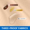 Velpeau Elastic Thumb Support Brace Liner (Pack of 2), Splashproof Thumb Wrist Compression Sleeve for Arthritis Pain, Tendonitis, Sprains, Sports, Fits Left & Right Hands (Khaki, Short Version, M) view 4