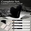 Rena Chris Gua Sha Facial Tools: Natural Obsidian Guasha Tool for Face Acupuncture Therapy, Facial Massager for Jawline Sculpting and Puffiness Reducing (Black) view 2