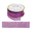 Greenbrier Diamond Wrap Ribbon Set of 4 Blue Silver Gold Pink Decor Arts & Crafts Scrapbooks Gift Bows Decorating Holidays Party Events Birthdays Presents Wrapping 1in x 6ft view 3