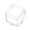 12pcs Clear Acrylic Square Cube Candy Box Treat Gift Boxes Container for Wedding Gift Box view 3