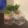 12pcs Clear Acrylic Square Cube Candy Box Treat Gift Boxes Container for Wedding Gift Box view 4