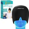 2 Pack - Migraine Relief Cap Ice Head Wrap and Hat | Hot/Cold Gel Pack with Face and Eye Mask Compress for Headache Relief - Black 2 Pack view 1