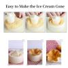Crispy Waffle Cone Maker Kit with Reusable Roller for Ice Cream Cones and Egg Rolls, Versatile Baking Tool for Homemade Treats, High Temperature ABS Material, Smooth Durable Construction Easy to Clean view 3
