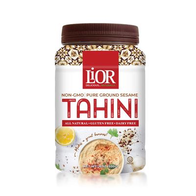 All Natural Tahini | 100% Pure Stone Ground Sesame | Best for Hummus, Dressings, Sauce | Single-Sourced Ethiopian Origin | Vegan | Paleo | Kosher | 16oz Jar - PACK OF 4