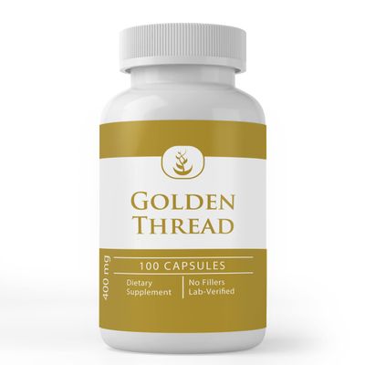 Pure Original Ingredients Golden Thread, (100 Capsules) Always Pure, No Additives Or Fillers, Lab Verified