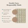 FEBU Eco-Friendly Bamboo Fabric Bandages | PFAS Free Bandages for Scrapes & Cuts | Flexible Fabric Bandage | Fully Compostable, Latex Free Bandage | 50 Count Spot view 4