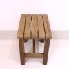 WL-ZZZ Wood Shower Stools for Bathroom Bathing Chair for Elderly Disabled Waterproof Onsen Sauna Seat Bench Change Shoes Stool,Works in Living Room/Bedroom/Garden view 4