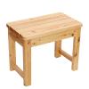 WL-ZZZ Wooden Shower Stool Bathing Seat Bench | Bath Chairs for Seniors Non-Slip Long Wood Bench Waterproof Spa Sauna Seat Bathroom Foot Rest Shaving Stool view 1