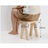 WL-ZZZ Waterproof Bathroom Stool for Elderly Bath Chair Shower Seat Bench Wooden Portable Small Fishing Chair Bathing Stool Outdoor Household Foot Rest Stool view 2