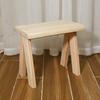 WL-ZZZ Waterproof Bathroom Stool for Elderly Bath Chair Shower Seat Bench Wooden Portable Small Fishing Chair Bathing Stool Outdoor Household Foot Rest Stool view 4