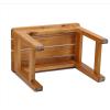 WL-ZZZ Wooden Bath Stool Bathing Stools Bathroom Waterproof Non-Slip Original Wood Color Shower Seat for Seniors Small Bench Spa Sauna Chair Foot Rest Shaving Long Stool view 4