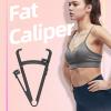 2pcs Fat Caliper Skinfold Caliper Body Fat Charts for Men Body Fat Ruler Measurement Tape Tool Body Measuring Tape Body Fat Tester Handheld Body Fat Measure Device Fat Measurer view 4