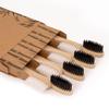 Virgin Forest Bamboo Toothbrushes, 8 Pcs Soft Bristle Eco-Friendly Biodegradable Toothbrushes view 1