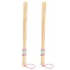 2pcs Bamboo Massagers Handheld Pat Muscle Roller Stick Back Knocking Stick Knocker Back Hammer Massage Hammer Portable view 1