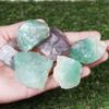 GEMHUB 1 lb Bulk Fluorite Raw Rough Crystal Stones for Cabbing Cutting Lapidary Tumbling and Polishing view 2