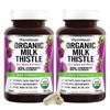 FarmHaven Silymarin Milk Thistle Capsules | 375mg Strength | 30X Concentrated Seed Extract & 80% Standardized Silymarin| Non-GMO | 120 Veggie Capsules, Pack 2 view 1