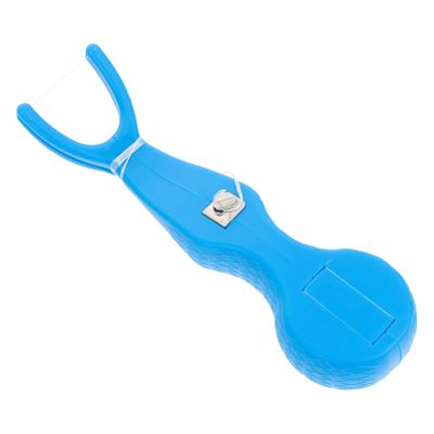 1pc Household Floss Holder Ergonomic Floss Rack for Teeth Cleaning Full Cleaning Design for Oral Care and Flossing Habits