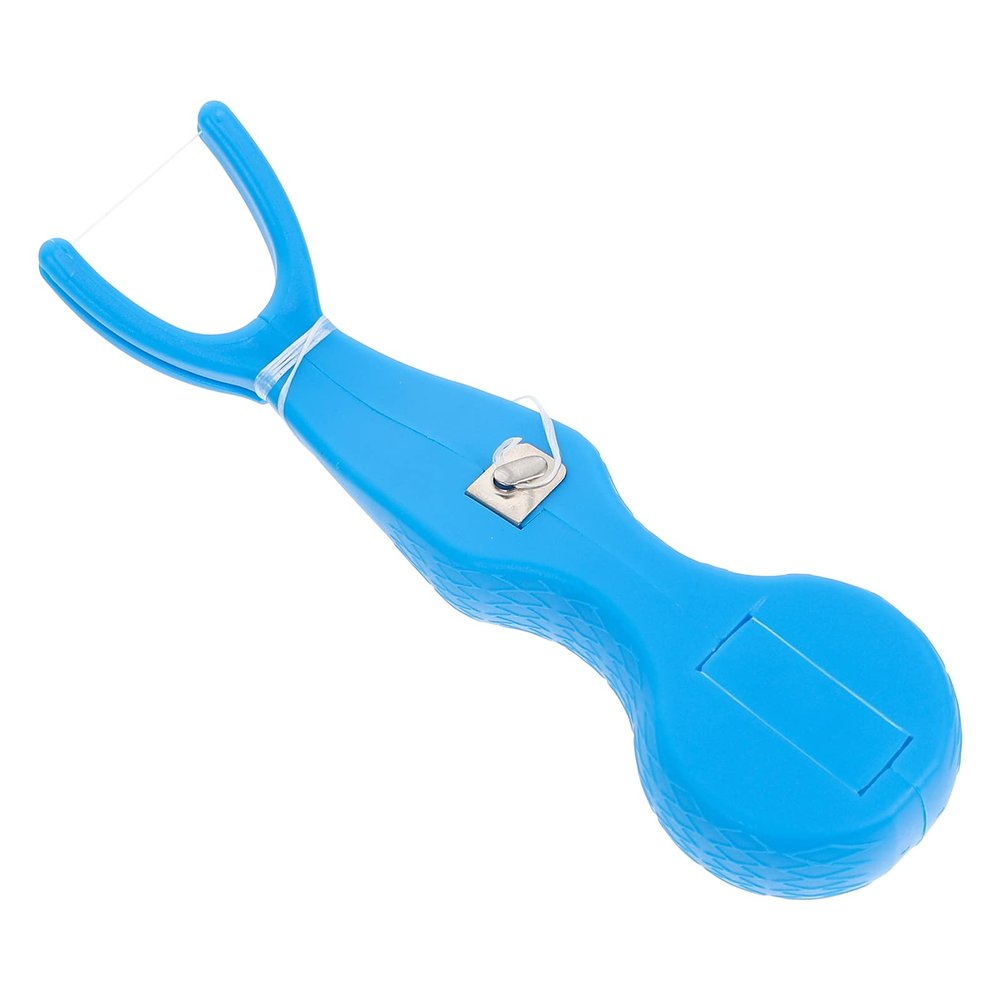1pc Household Floss Holder Ergonomic Floss Rack for Teeth Cleaning Full Cleaning Design for Oral Care and Flossing Habits