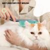 Conliwell Rubber Broom Carpet Rake for Pet Hair, Fur Remover Broom with Squeegee, Portable Detailing Lint Remover Brush (Iron Handle) view 2
